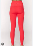 SPIRITUAL GANGSTER SELF LOVE STRAWBERRY RED LEGGINGS SIZE M/L