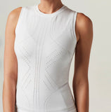 BLANC NOIR WHITE INFINITY TOP SIZE M