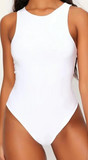 SLEEVELESS O NECK BODYSUIT