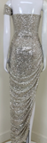 NYE SILVER SEQUIN DRESS