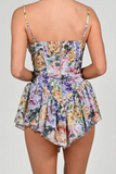 DREAMY FLOWER GARDENS MINI MINI DRESS